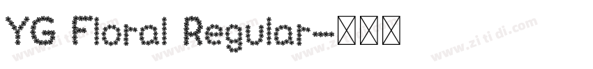 YG Floral Regular字体转换 YG Floral Regular字体转换